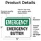 Signmission Button, 5 in W x Rectangle, Vinyl Decal OS-2PACK-EM-D-35-L-10301 - alternate 4